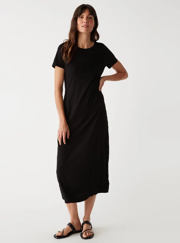 Alanis Midi Dress - Black