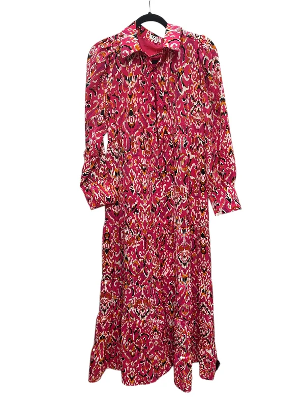 Dress Casual Maxi By Tcec In Pink, Size: M