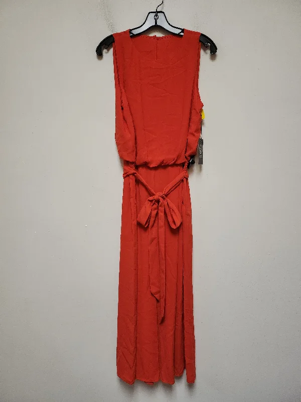 Dress Casual Maxi By Vince Camuto In Orange, Size: M