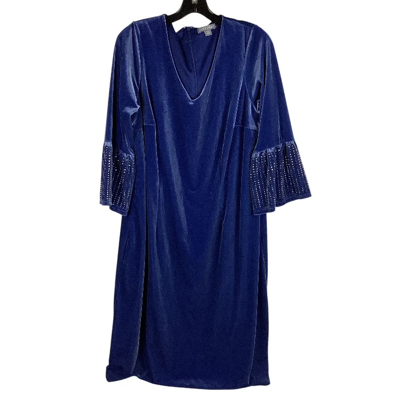 Dress Party Long By Jessica London In Blue, Size: 18