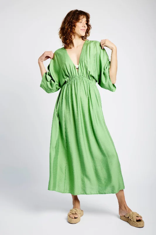 The Beaded Kaftan in Green