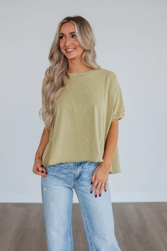 Ryver Oversized Tee - Matcha