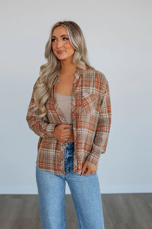 Aviva Flannel Top