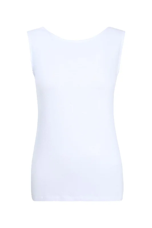 Basic Tank with 2 neck options | White | 7539WW