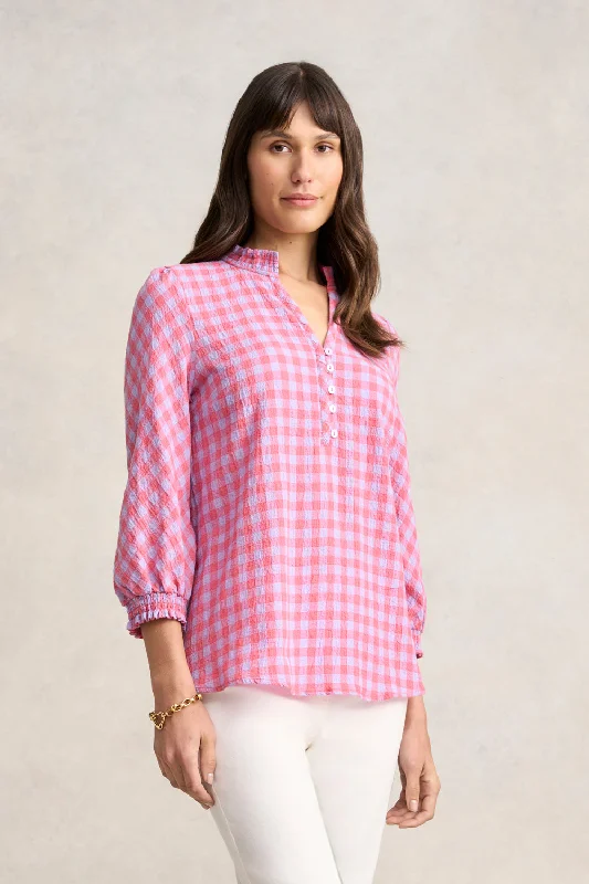 Cotton Gingham Blouse