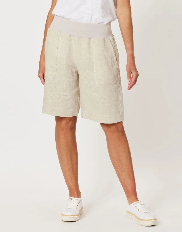 Jersey Waist Short - Natural