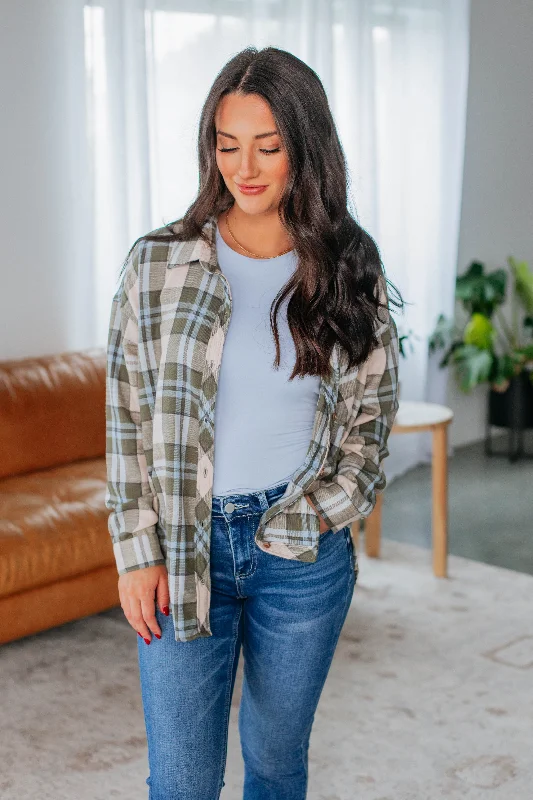 Kayleen Flannel Top