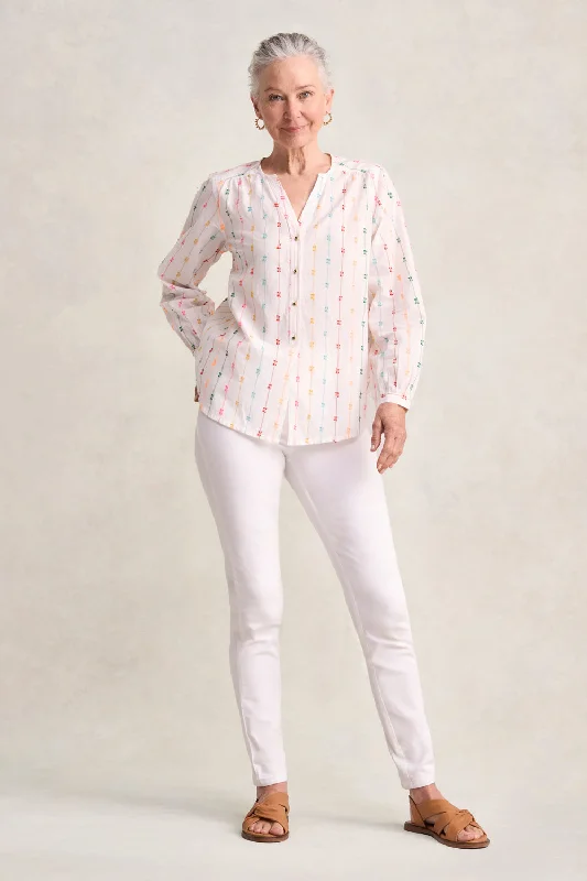 Clip Jacquard Cotton Shirt