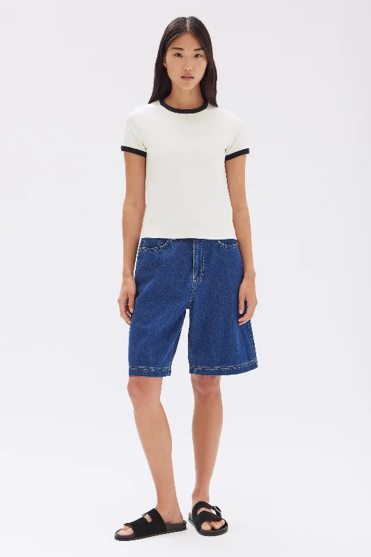 Relaxed Denim Short