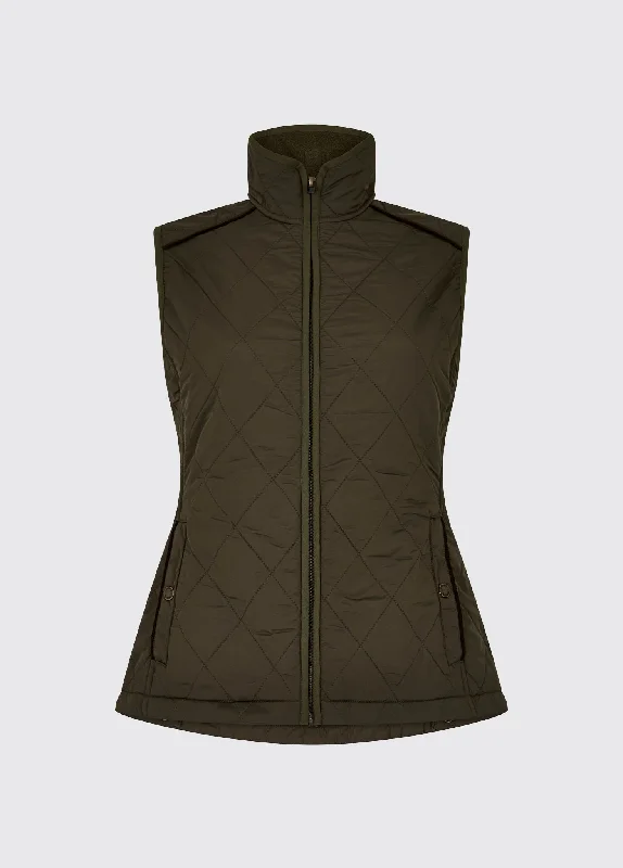 Heywood Women’s Quilted Gilet- Olive