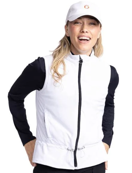 Layer Slayer Golf Vest - White- FINAL SALE