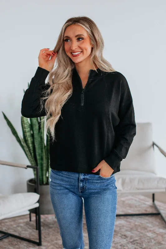 Rosanna Lounge Pullover - Black