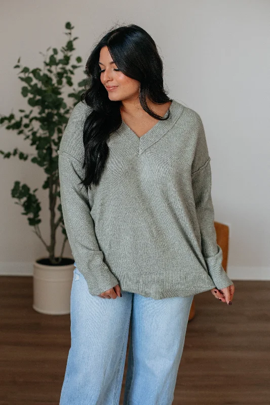 Shenia Oversized Sweater - Sage