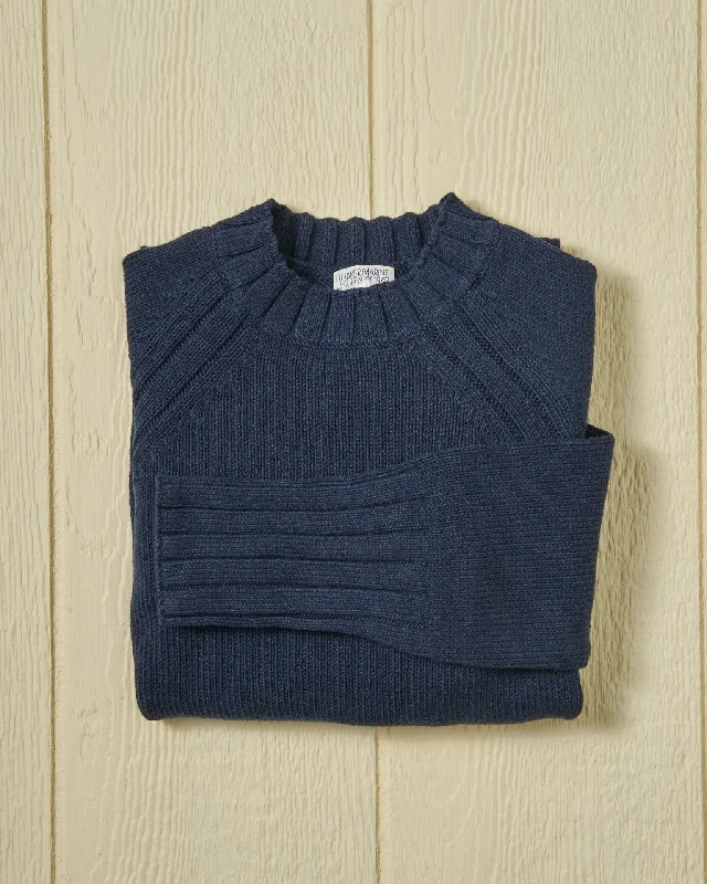 Women's Quaker Crewneck Sweater in Navy